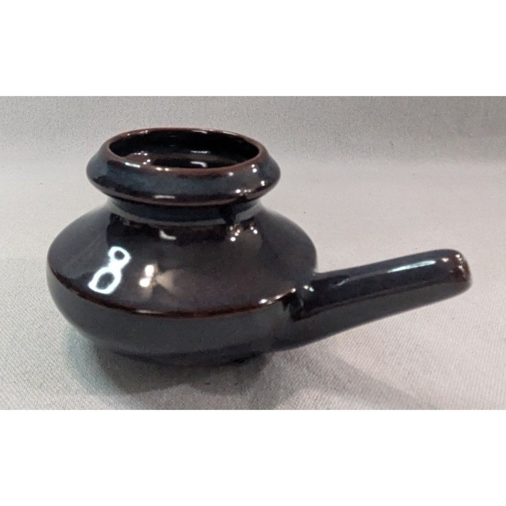 Baraka Neti Pot Ceramic Unisex OS Blue Excellent Handcrafted Sinus Rinse USA